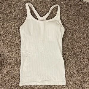 White Lululemon Tank